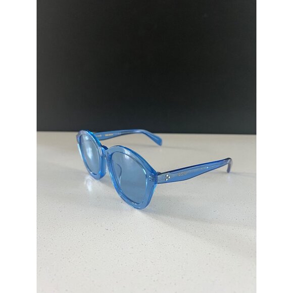 CELINE 40017I color blue heavenly round sunglasses - Picture 3 of 10
